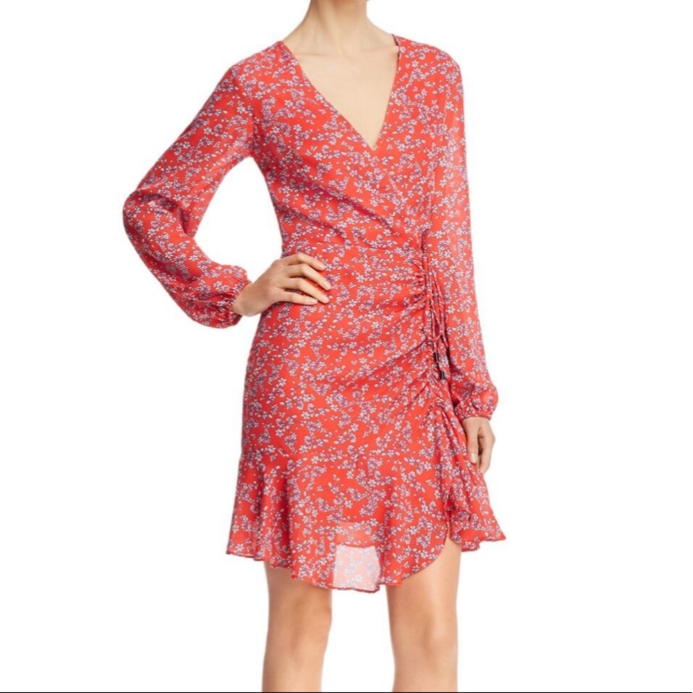 Adelante Rae Red Floral Dress